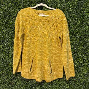yellow sweater